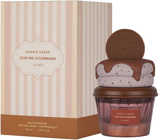 Lattafa Cookie Crave Eau de Parfum 75 ml, Perfume Árabe Unisex de Larga Duración